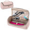 Yarwo Borsa da Viaggio Compatibile con Dyson Corrale Hair Straightener, Organizer Portatile per Piastra per Capelli e Accessori, Beige Rosa