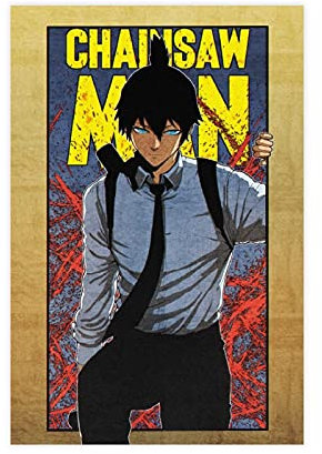 Anime Hayakawa Aki Chainsaw Man 2 Leinwand-Poster, Schlafzimmer, Dekoration, Sport, Landschaft, Büro, Raumdekoration, Geschenk, ungerahmt: 30 x 45 cm
