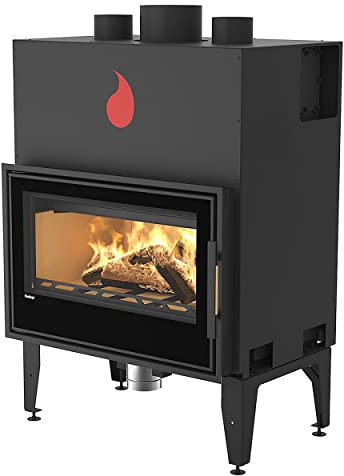 HS Flamingo HSF45-006 X15 Kamineinsatz Stahl Schwarz Automatic/A