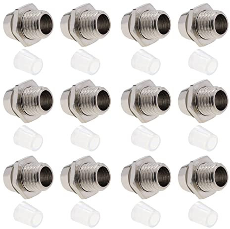 YINETTECH 100 Stücke 3mm LED Lampe Halter LED-Lampenfassung LED Lampe Halterung aus Metall Leuchtdiode LED-Lampensockel LED Glühbirnenfassung Lampe Zubehör Silbern