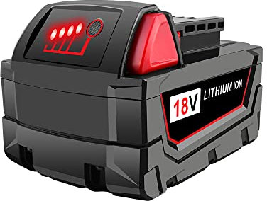 aunstarwei M18 18V 5.0Ah Li-ion Replacement Battery for Mil M18 Battery M18b 48-11-1850 48-11-1840 48-11-1815 48-11-1820 48-11-1852 48-11-1828 48-11-1822