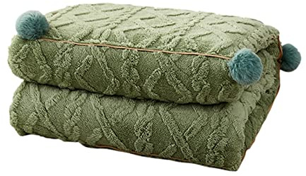Ergocar Reisedecke und -Kissen, Kissendecke 2 in 1, Kuscheldecke, Weiche Sofadecke Dekorative, für Reisen und Outdoor-Camping, 50x50 cm Dekokissen, 145x190 cm Decke