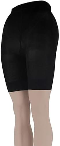 Franzoni Guaina Contenitiva Belly Shapes, Pantaloncino Donna Effetto Snellente Riducente, Guaina Modellante con Ventre Piatto - Made in Italy (4, Nero)