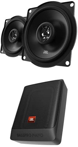 JBL Stage1 51F Auto Lautsprecher Set BassPro Nano Aktiver Untersitz Auto-Subwoofer