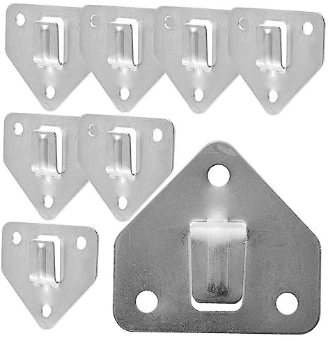 SEWOART 8pcs Fire Extinguisher Wall Mount Bracket Holder Heavy Duty Metal Hook for Secure Fire Extinguisher Storage Easy Installation
