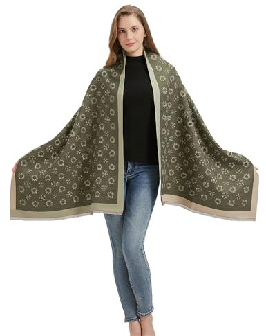 Woaipati Frauen Weiche Kaschmir Schal Pashmina Schals und Wraps für Abendkleid Brautjungfer Hochzeit Braut Winter Warm Lange Große Schals
