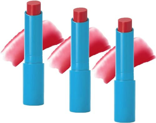 Lip Tint Hydrating - Sheer Strength Hydrating Lip Tint, Natural Ingredients Sheer Moisture Lip Tint, Non-Sticky And Long-Lasting Moisturising (3pcs)