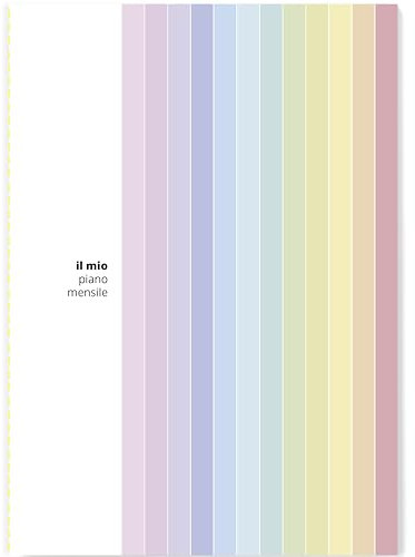 PACKLIST Pianificatore Mensile, Quaderno con Cucitura - Include la Pianificazione Progetti Annuale, Obiettivi, Vista Annuale, Vista Mensile, Note - Formato A5 da Portare Sempre con Te