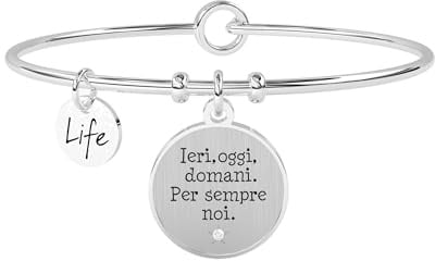 Kidult - Armband aus Edelstahl 316L Kristalle | Love, Edelstahl, Nicht zutreffend.