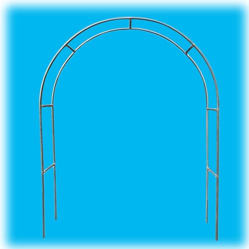 GZDXBF Rosenbogen Aus Edelstahl Rankbogen Für Zeremonien, Partys, 120-500 cm Breite Gartenbogen Mit Zubehör(Color:25mm,Size:1.5 * 2.4m(4.9 * 7.9ft))