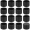 Sourcing Map 28Pcs Black Round PVC Chair Leg Caps, Fit OD 30mm (1-1/6 Inch), Non-Marking, Non-Slip, Noise Reduction & Anti-Scratch, Easy to Install, Suitable for Indoor/Outdoor Furniture
