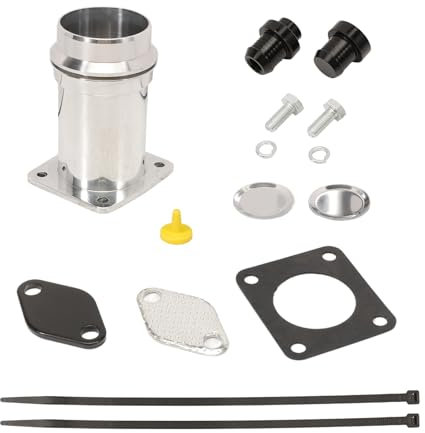 Konuooer - Kit de válvula EGR para 3er E46 5er E60 E61 7er E65 kit de eliminación EGR para X3 E80 X5 E53 con motores 3.0 M57N2 1171778999 1117804379
