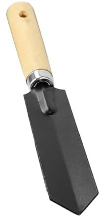 Cazzuola da giardino, attrezzi manuali, pala da giardino con manico in legno, pala da terra per piantare, scavare, trapiantare, attrezzi da giardino con foro