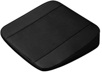 Ashild Auto Sitzkeilkissen für Skoda Citigo/Enyaq/Fabia/Kodiaq, Keilkissen Autositzkissen Erwachsene Sitzerhöhung Atmungsaktiv rutschfeste Autozubehör,A/black-M/6cm