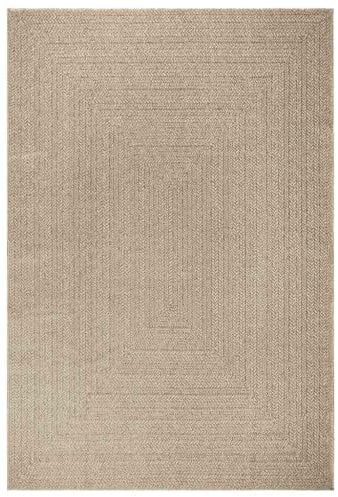 vidaXL Teppich, Läufer Jute-Optik Indoor Outdoor, Teppich UV-beständig für Terrasse Balkon Garten Wohnzimmer, Küchenteppich, Beige 200x290cm