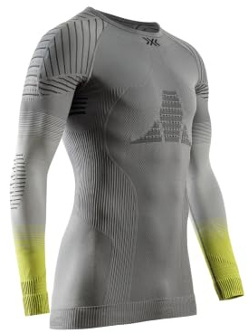 X-Bionic® Invent FX Shirt LS Men Rhino Grey/Light Grey/Canary L