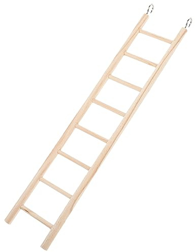 Toddmomy Bird Ladder Parrot Cage Ladder Wooden Bird Climbing for Cage Accessories Supplies Chewing and Play 14.76 X 2.76 X 0.31 in