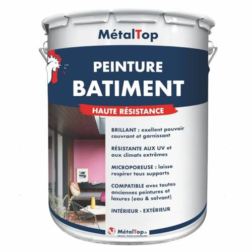Metaltop - Peinture Batiment - Blanc crème - RAL 9001 - Pot 1 L