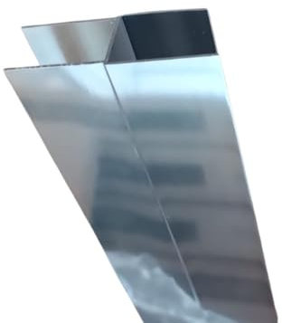 Profilo di Compensazione Box Doccia in Alluminio, Estensione Porta per Cabina Doccia, Cromo 190h cm