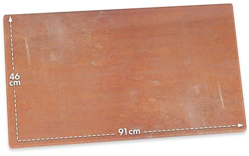 Floordirekt Magnettafel aus Glas | ROT | 46x91cm inkl. 3 Magnete & Montagezubehör - Whiteboard aus Sicherheitsglas, Magnetboard magnetische & beschreibbare Memoboard, ROT (Ø4mm) 46x91cm