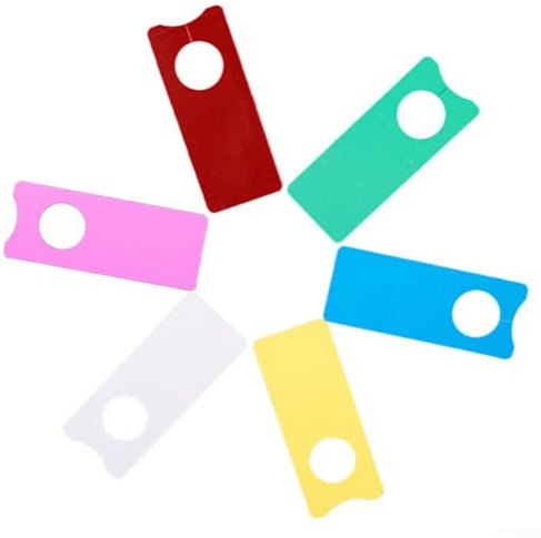 Set di 500 etichette per piante da giardino, con foro per appendere etichette per alberi da frutto, fiori ed erbe aromatiche