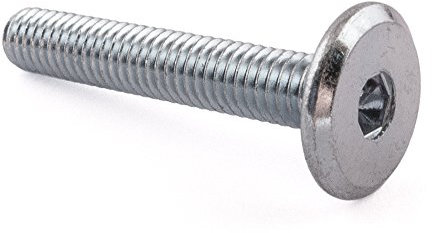 SD Products FCB6035ZP-100 Möbelverbinderschrauben, Zink, M6 x 35 mm, 100 Stück