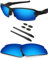 BlazerBuck Polarisierte Ersatzgläser und Socken-Set für Oakley Flak 2.0 OO9295, Eisblau