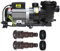 Schwimmbadpumpe Poolpumpe - Filterpumpe Schwimmbad/Swimmingpool, energiesparsam zuverlässig und effektiv, leichte Filterreinigung (POOL-STAR-750W)