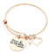 Cupimatch Herz Armband Damen Armreif Edelstahl mit Gravur I love you to the moon and back Verstellbar Armkette