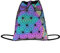 Ulalaza Geometrische leuchtende Einkaufstasche Holographische Geldbörsen und Handtaschen Flash Reflective Crossbody Bag für Frauen