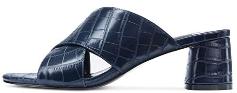 Castamere Zapatos de Tacón Mujer Punta Abierta Sandalias Talón Abierto Ancho Tacón 5CM