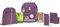 LÄSSIG Ehrlich Brothers School Set Purple