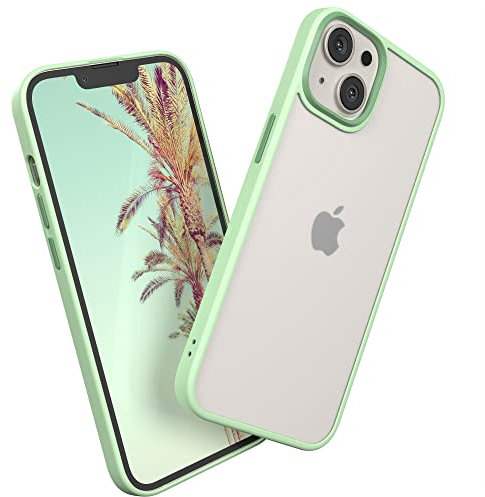 EAZY CASE Ultra Schutz Outdoor Hülle kompatibel mit iPhone 13, hochwertige Schutzhülle mit Ultra Aufprallschutz, Stoßfest und Kratzfest, dünne Handyhülle mit Kameraschutz, Grün