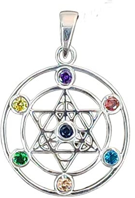 Kiss of Leather Metatrons Würfel Anhänger aus 925 Sterling Silber Nr. 416