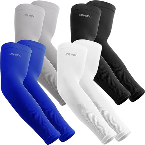 YQXCC Arm Sleeves UV Sun Protection Cooling Sport Compression for men women