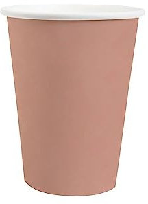 Santex - 10 GOBELETS Carton Bio 25CL Rose Gold