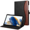 FINTIE Custodia per Samsung Galaxy Tab A8 10.5'' 2022 SM-X200/X205/X207, Multi-angli Stand Case Cover con Tasca Auto Sveglia/Sonno, Nero/Marrone