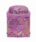 Sara Miller New Havali Pink Birds Wavy Dome Tea Caddy 105 x 105 x 110mm