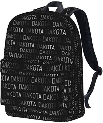 Naispanda Personalisierter Rucksack mit Namen, Personalisierte Tagesrucksack, Individueller lässiger Tagesrucksack mit Namenstext für Reisen, Wandern, Schule, Alltag