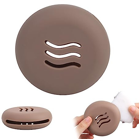 Kireida® Make-up-Schwammhalter – atmungsaktive Silikon-Beauty-Mixer-Reisetasche für alle Größen von Make-up-Schwämmen, Bruchsichere Silikon Beauty Blender Box für unterwegs