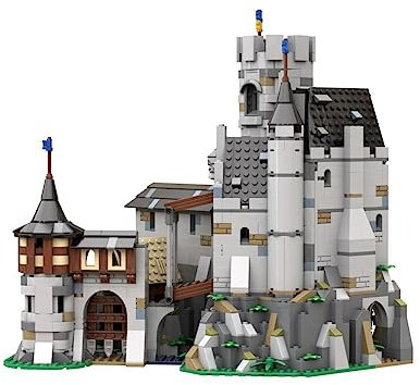 BlueBrixx Pro 105428 – Burg Löwenstein aus Klemmbausteinen mit 1967 Bauelementen