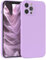 EAZY CASE - Silikonhülle für iPhone 12 Pro Max Hülle Silikon Case Lila weich stoßfeste Handyhülle iPhone 12 Pro Max Schutzhülle mit Kameraschutz Dünn Premium Schutz Cover TPU Phone Bumper in Violett