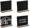 JJWNMLL 4 pcs Mini kreidetafel,kreidetafel zum aufhängen 15 x 13 cm,kreidetafel klein zum beschriften für Hochzeit, Küche Wand, Tischdekoration, Menü Zeichen, Festival Party Dekoration