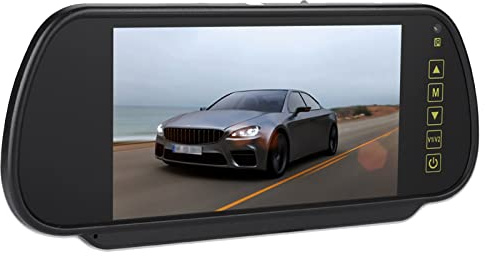 Backup Camera for Car, Car Rear View Monitor with 7 Inch Display, Vehicle Parking in Mirror Monitor for DVD Set Top Box Display Car Reverse Camera