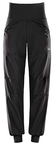 Winshape Damen Functional Comfort Leisure Time Trousers Lei101c Freizeithose, Schwarz, L EU