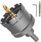 50mm Brocas Corona Perforadora Metal, Lytool T.C.T Broca para Sierra Perforadora con Punta para Chapa de Acero Inoxidable, Metal, Aleación, Hierro, Madera