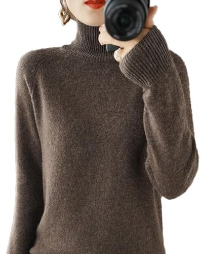 BAWUTZ Cashmere Sweater for Women, Women's Turtleneck Sweater