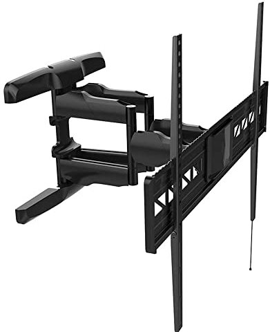 Meuble TV Meuble TV pour Chambre à Coucher Meuble TV Mural adapté pour Meuble TV en Acier laminé à Froid de 47 à 80 Pouces 45 ° réglable à Gauche et Droite