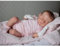 Lonian 48cm Reborn Baby Puppe Realistische Schlafpuppe mit Baumwollkörper für Kinder und Puppensammler (Rosa)