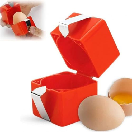 Outil pour couper les œufs, outil de casse-œufs, ouvre-coquilles d'œufs, éplucheur d'œufs durs, gadgets de cuisine, outil de craquage d'œufs, outil de découpe d'œufs, coupe-œufs pour œufs crus (1